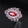 Ring Zubehör Retro Trend Halskette Weibliche Schatz Rot Weibliche Anhänger