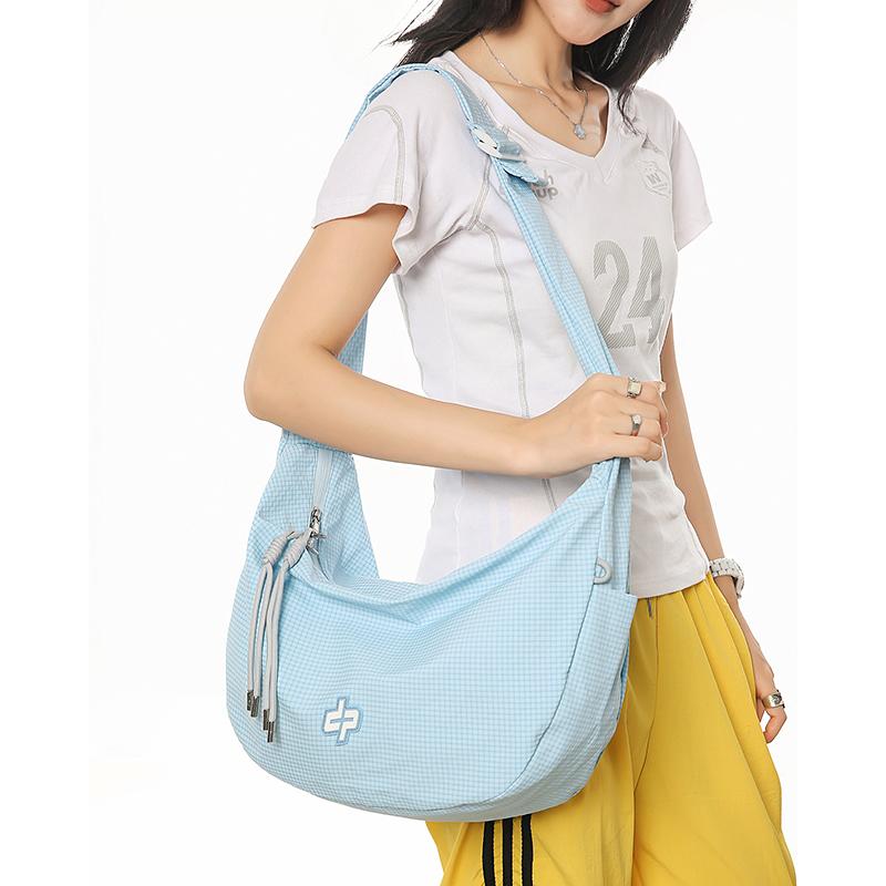 Lightweight Hobo Bag Sports Crossbody Bag Women's Large Capacity Shoulder Bag