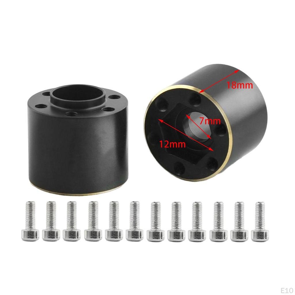 Metal Screws Set for 1/10 RC Crawler Wheel Hex Hubs