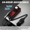 ABBP-Pack Of 2 5V 2A USB Timer Socket Cable: USB Countdown Timer Switch Cable, 24H Adjustable And Automatic Shut-Off Function