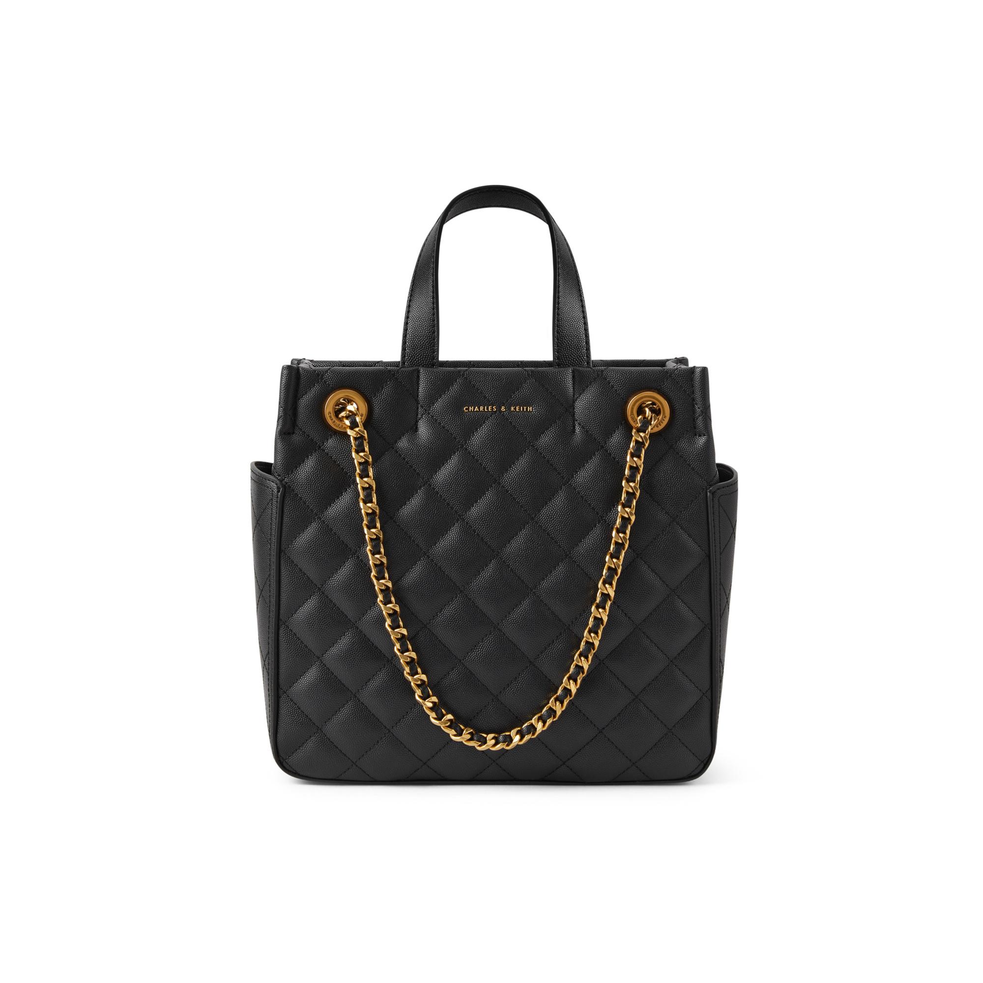 

Новая маленькая сумка CHARLES&KEITH из полиуретана CK Свадебная сумка Сумка через плечо Сумка-тоут Большого размера Женская Черная Черный/Бордовый винный красный CK2-30781394-1 25.9*9.9*24.1CM