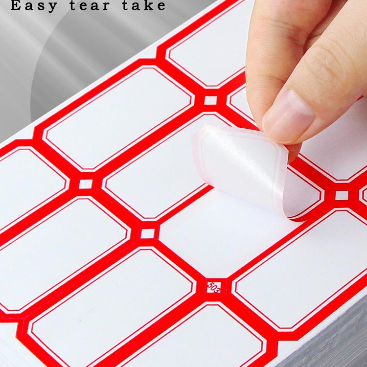 Mouth-Shaped Writable Self-Adhesive Stickers
