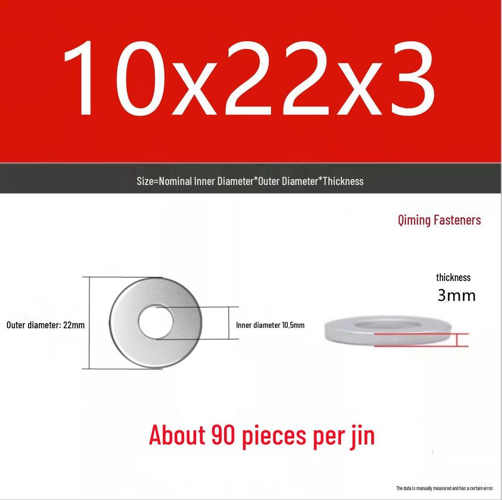 4.8 Grade Galvanized Iron Flat Washer M3-M40 Oversized Metal Screw Gasket Washer