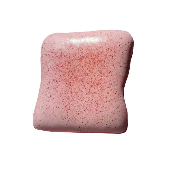 Slow Rising Squeeze Toy Realistic Bread-Like Texture Stress Relief Soft Strawberry Toast Slow Rebound Toy