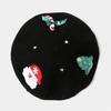 LDSLYJR Autumn Winter Cotton Cartoon Warm Beret Painter Hat Octagonal Hat Women and Girl 02
