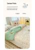 Class A Double-layer Gauze Washed Cotton Quilt - Thickened and Warm for Winter and Spring (3-4 lbs) Single Quilt Core