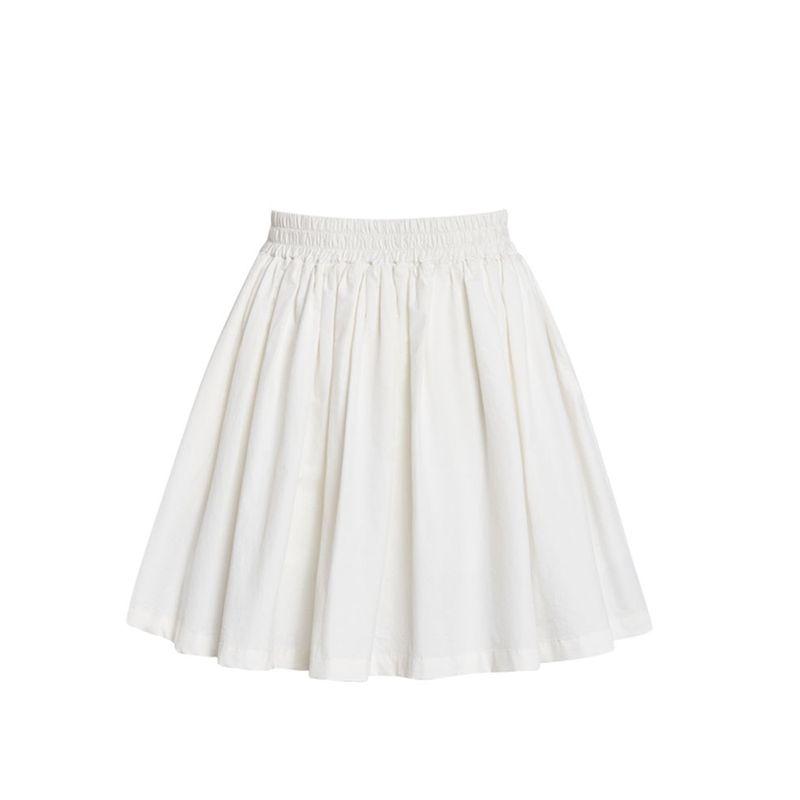 

Oajer Oujier Women s Clothing Store Flagship Ou Same Style One Yuan Pettiskirt Women s Summer High Waist Pleated Skirt White XL