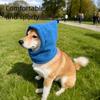 Fleece Pet Transformation Hat High Neck Solid Color Pet Ears Covers Warm Windproof Pet Warm Earmuffs Christmas Holiday