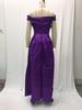 Women's 2025 Summer Satin Deep V-neck Evening Dress - Multi-color European & American Style