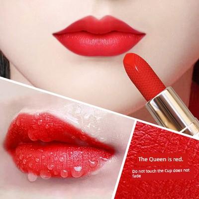 Li Jiaqi Recommend Non-Fading No Stain On Cup Cameo Brown Lipstick Big Brand Matte Long-Lasting Wet Matte Plain White