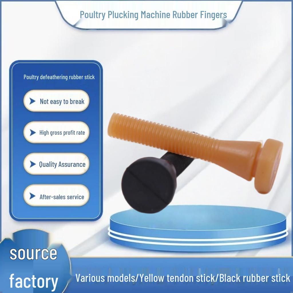 Wachtel- & Hühnerenthaarungs-Gummistab zum Geflügelrupfen