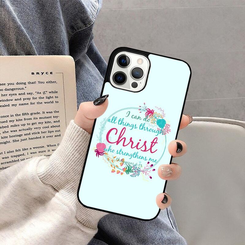 Bible Philippians Jesus Christ Phone Case For iPhone 17 Air 16 15 14 plus 11 12 13 Pro Max coque Cover Shell