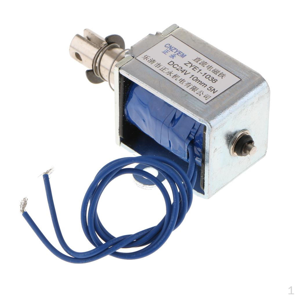 

Двухтактный соленоид 24 В 10 мм 5 Н