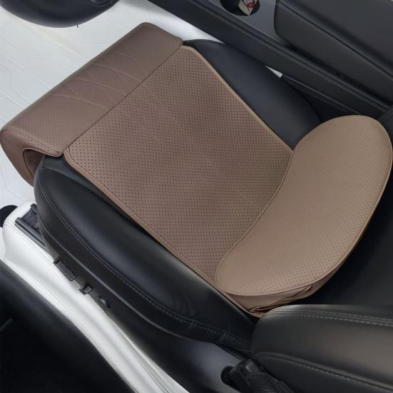 Faux Leather Car Seat Cover Lumbar Support Automotive Seat Cover Universal Summer Cooling Pad for Car SUV Truck Van