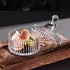 Clear Glass Yurt Candy and Candle Jar with Lid - Ideal for Weddings and Storage