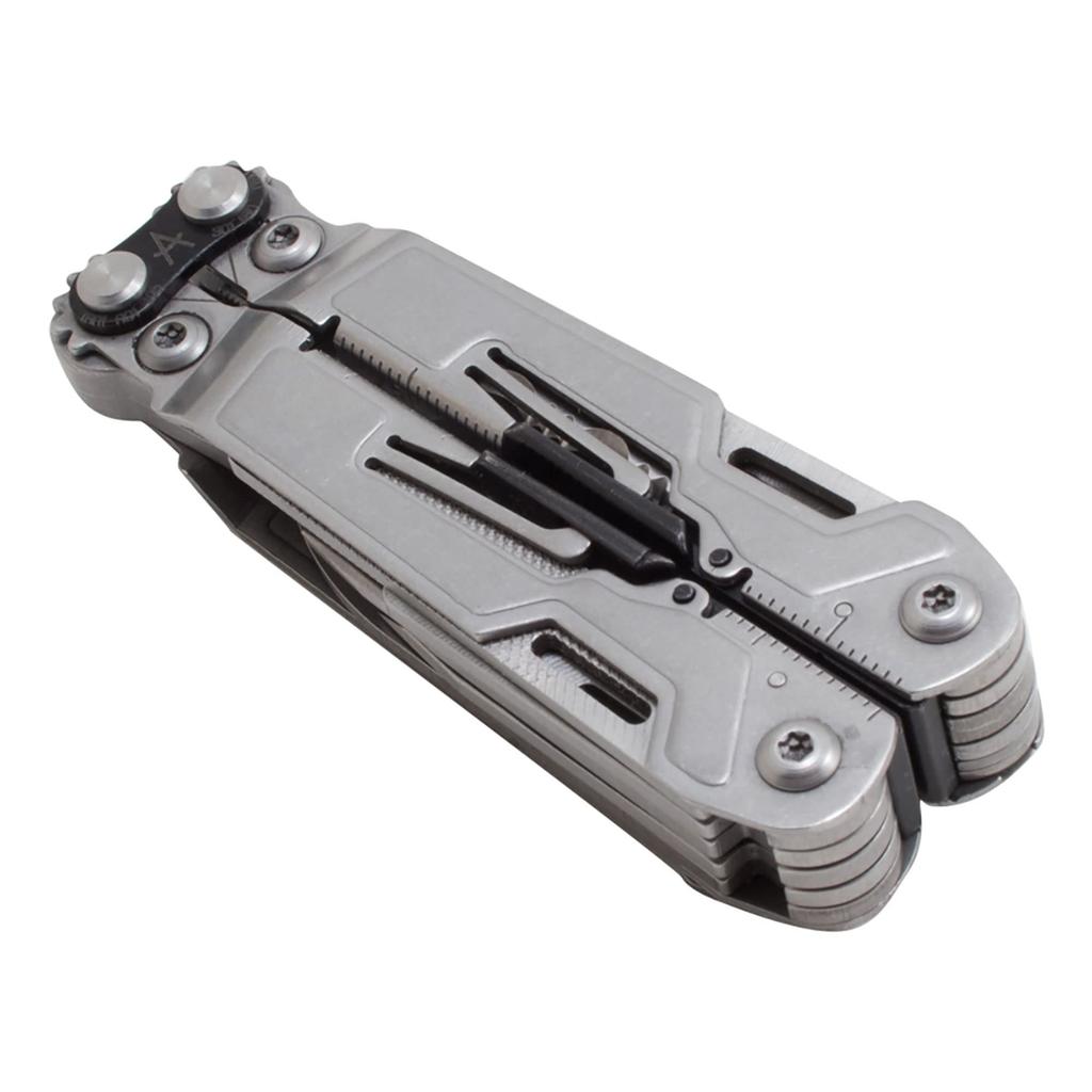SOG Nose Pliers Pocket Knife EDC Tool Compact Survival Kit with Compound Leverage 18 Pocket Tool Features Multi-Tool - "Power Pin" PP1001-CP