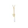 Tropical Leaf Y-Chain Necklace Women Necklace White 5519249