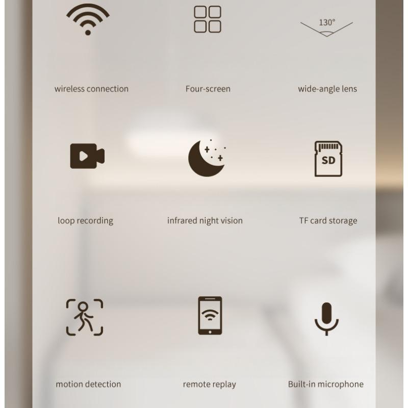 A9 camera upgrade, home wireless wifi surveillance camera c1 small camera monitor high definition night vision