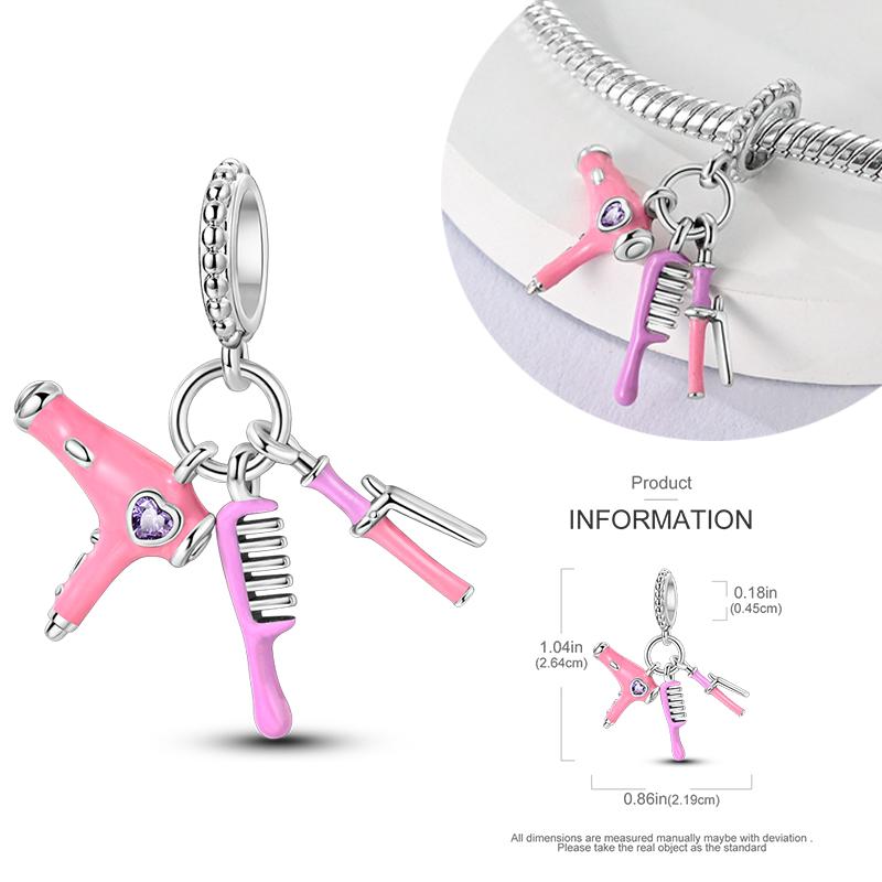 Authentic Copper Charm Bead Charms Bead Charms Dreamcatcher Coffee Perfume Pendants Compatible With Women Bracelets Do It Yourself Jewellery Gift