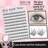 Gentle DIY Lashes Extension Lower 6MM Fox-Style Fake Eyelashes Self Adhesive False Eyelashes  Party