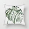Simple Fresh Leaf Pattern Print Cover Car Sofa Cushion Cover Luxury Home Decoration Cushion Cover