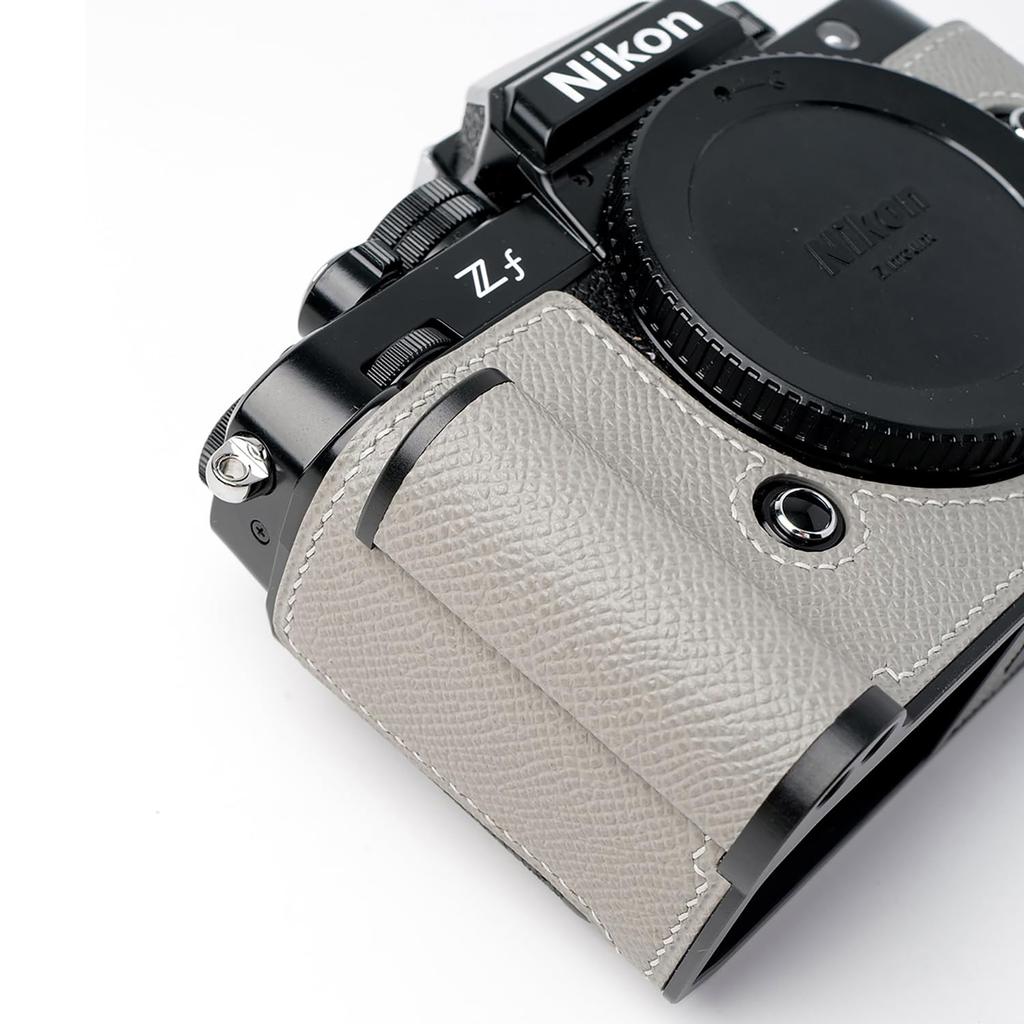 Compatible with Nikon Zf this genuine leather camera is handmade by It features a design with a grained cowhide leather metal base and handle Cameras,