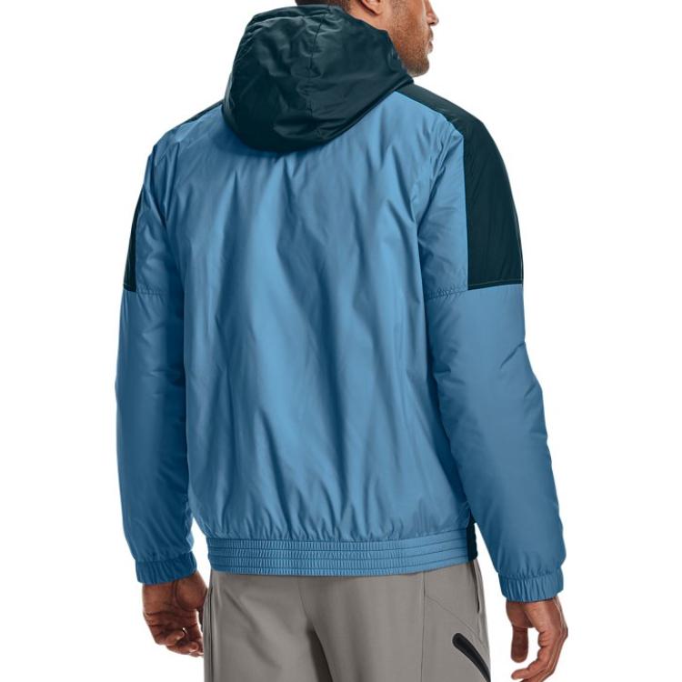 Under Armour Giacca Felpa con Cappuccio da Allenamento Sportstyle Insulate Uomo Giacche Blu 1355849-422