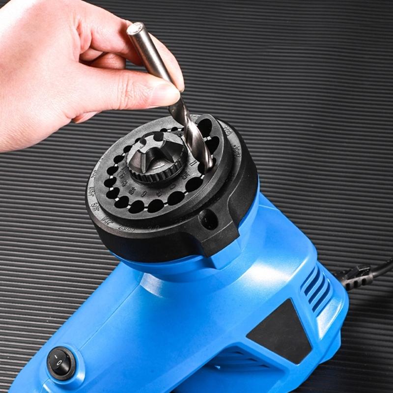 Drill Bit Sharpener Power Drill Bit Sharpeners for 3-12mm Bits Multipurpose Drill Bit Grinding Sharpener for Twist Bits