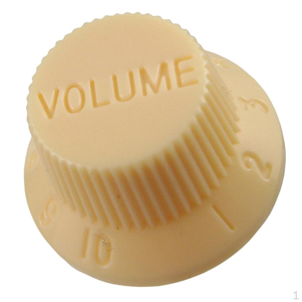 

1pc Volume Knob + 2pcs Control Knobs Classic Spare Parts for ST SQ Electric Guitar Cream Yellow