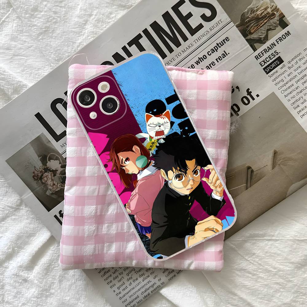D-Dandadan Anime Transparent Soft Phone Case For iPhone 15 12 14 16 17 13 Plus 11 Pro Max 13 Pro