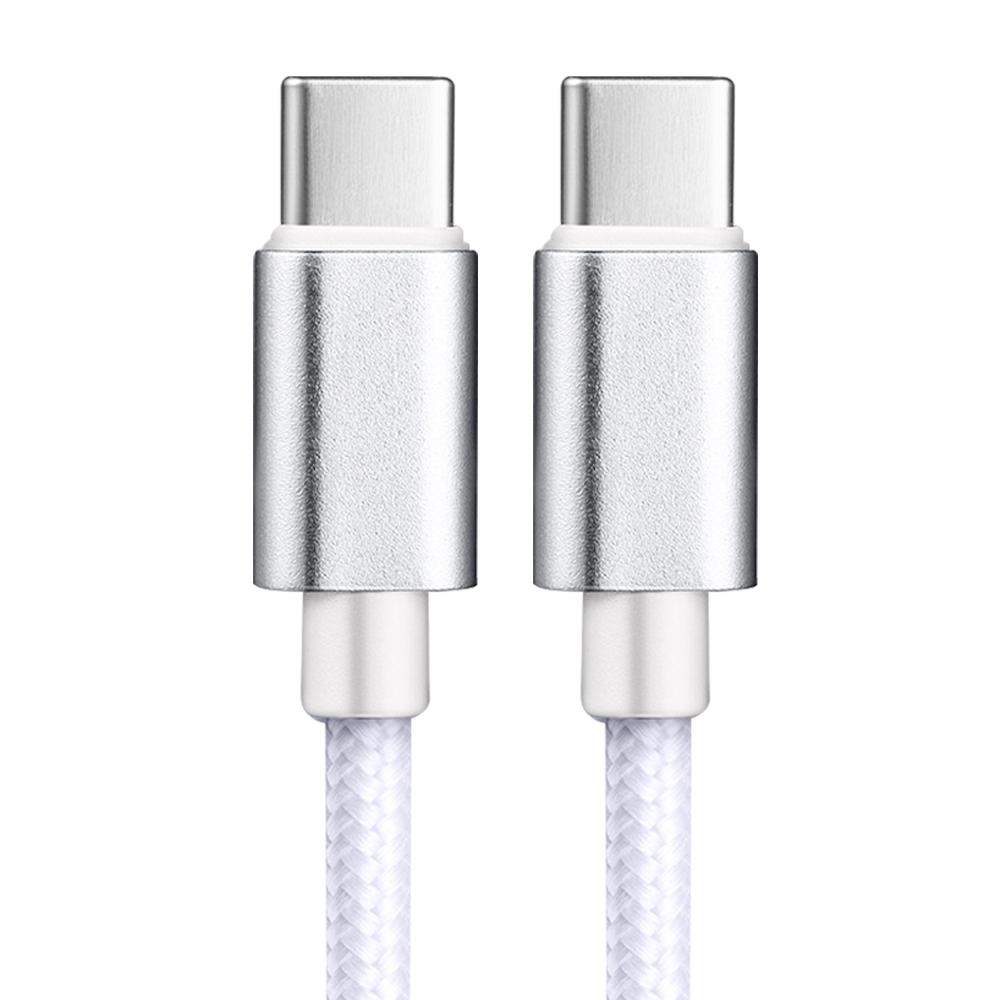 Nylon Braided 60W Type C Wire For iphone 15 16 17 pro max 1m 2m 3m USB C  To Type C Fast Charge Cable for Samsung Xiaomi Huawei