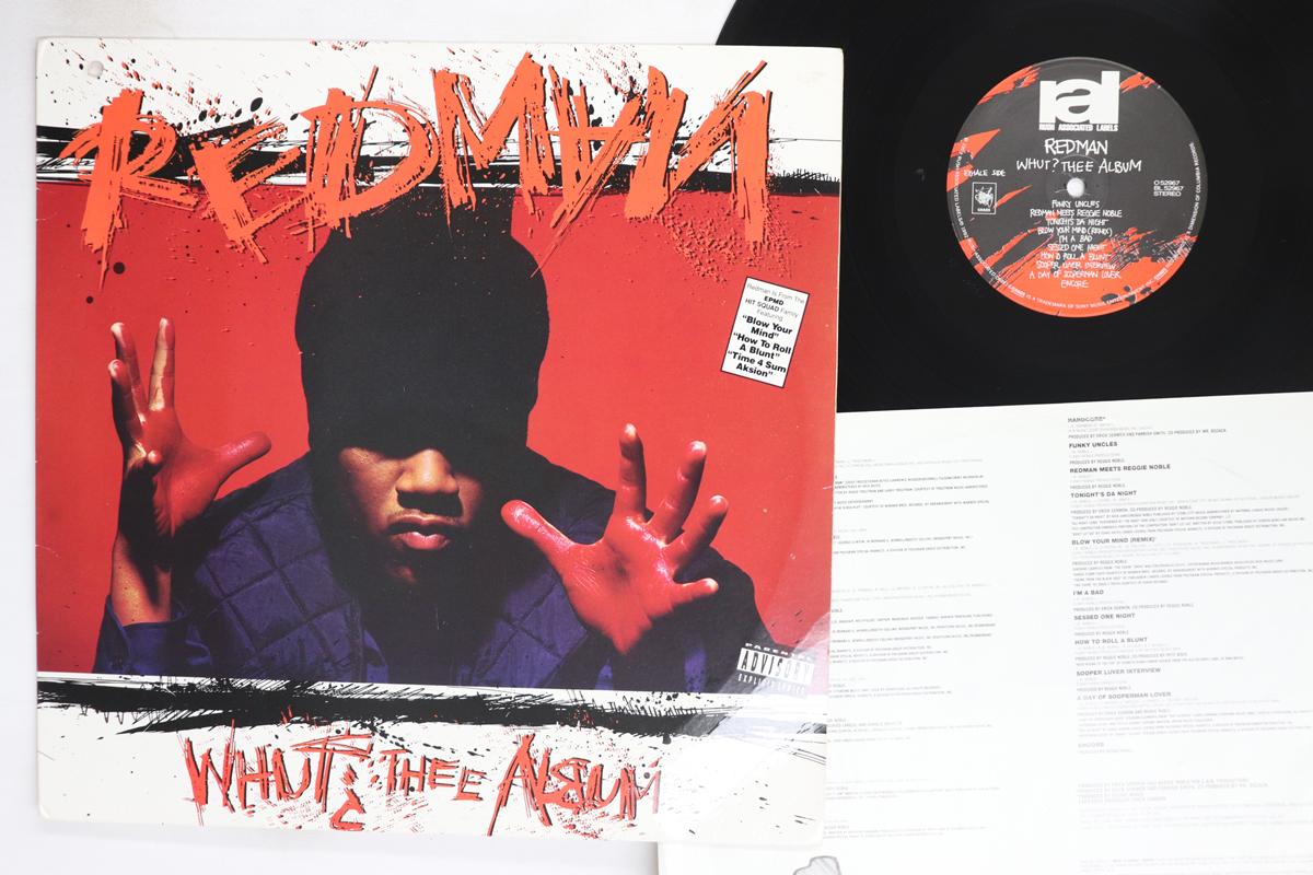LP Record REDMAN  Whut Thee Album O52967 Rush Associated 1992 US Rap  HipHopRB Used