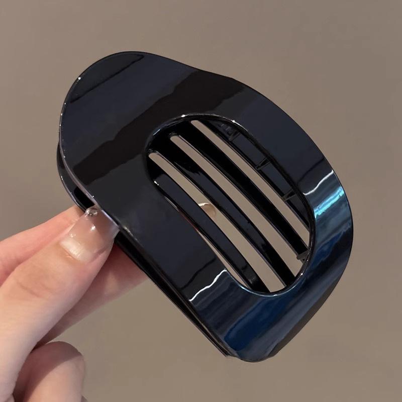 Presilha de Cabelo Oval da Moda para Mulheres Novo Design Leopardo Fosco Curvado Plano Modelador Barretes Acessórios de Cabelo