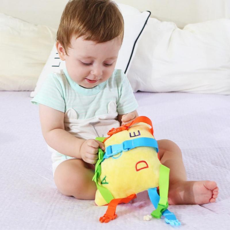 1set Kids Early Educational Color Matching Toys Baby Basic Life Skill Training Birthday Montessori Buckle Baby Montessori Toys