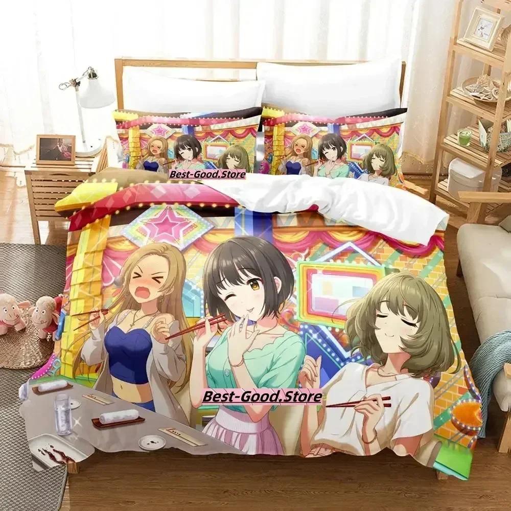 Takafuji Kako Bedding Set Single Twin Full Queen King Size Bed Set Adult Kid Bedroom Duvetcover Sets Anime Girls Bed