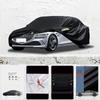 For GENESIS G80 Auto Anti Snow Anti Dust Anti Uv Anti Freeze 210T Anti Peeling Paint And Anti Rainwater Car Cover Black