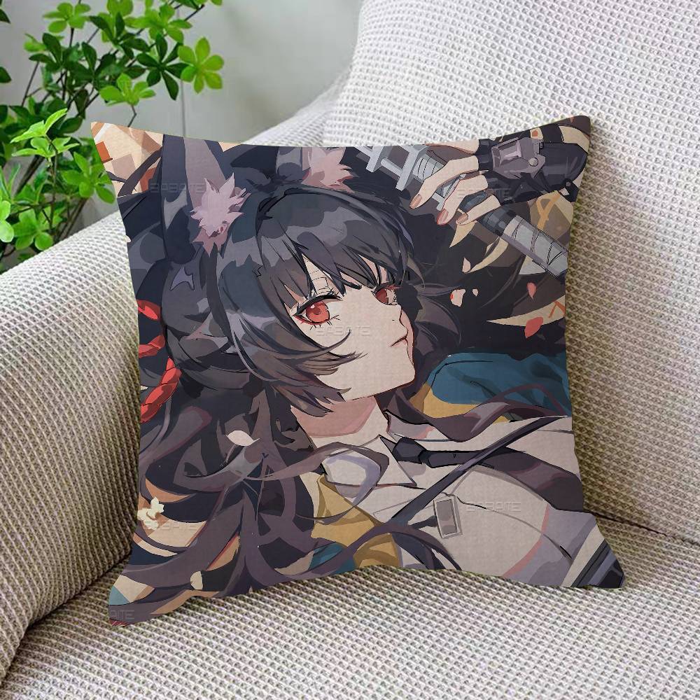 Zenless Zone Zero Hoshimi Miyabi Pillow Gift Home Office Decoration Pillow Bedroom Sofa Car Cushion CoverPillow Case