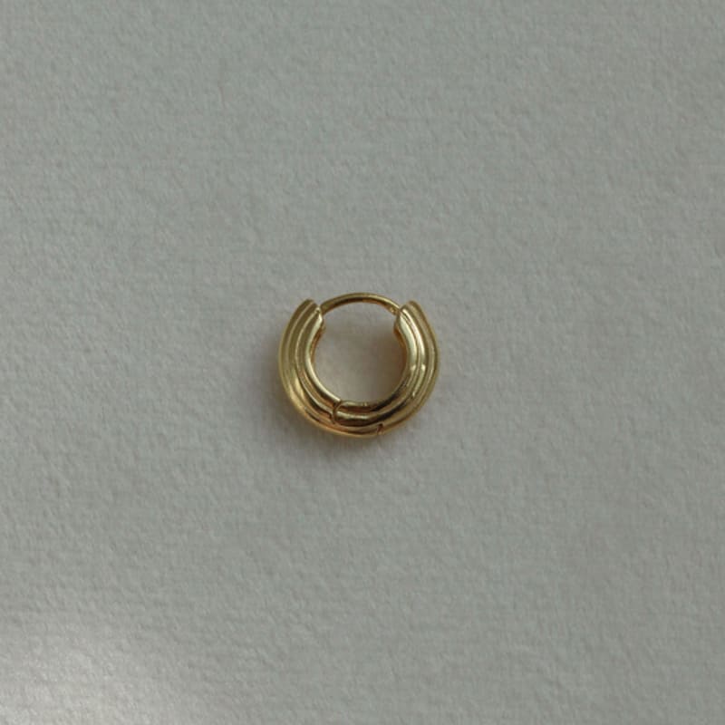 NORMALLEE [Silver 925] Sage One-touch Earrings