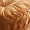 Velvet Pillow Round Pumpkin Seat and Back Cushions Lumber Support for Sofas Chairs Beds Cars Colorful Floor Cushions Home Decor