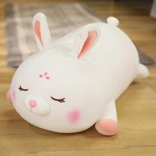 Giant Husky Dog Pig Plush Long Pillow Stuffed Soft Sleeping Cushion Lovely Rabbit Bear Plush Toys Baby Girl Kawaii Gift