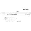 Bullet head NTC thermistor temperature sensor 10K waterproof probe with copper ring B value 3950 50CM 1M