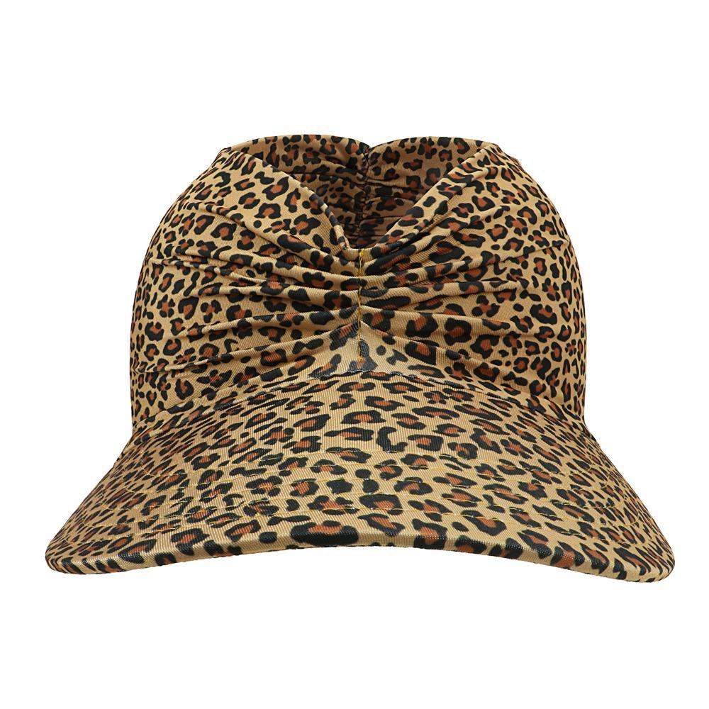 New Anti-UV Summer Visors Hat Flora Printing Breathable Empty Top Hat Empty Top Wide Large Brim Sun Hat Woman