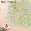 Glowing Stone 3mm-5mm Luminous Gravel Accessories DIY Craft Materials Versatile for Fairy Garden Decoration Smooth Surface
