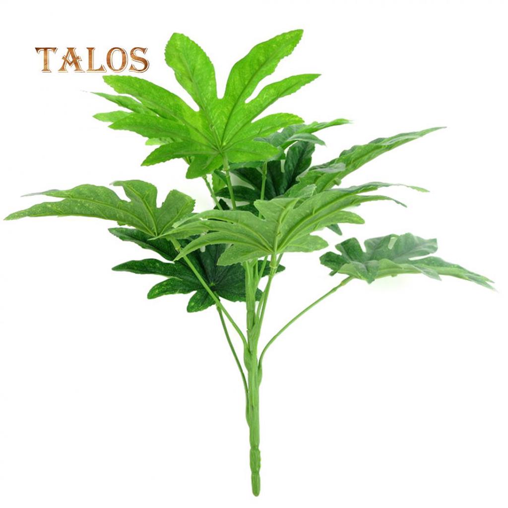 9 Frunze/1 Buc Planta Verde Artificiala Frunze Fatsia Simulare Bonsai Decor Home Decor