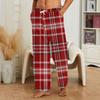 Herren Casual Pyjamahose mit Aufdruck für warme Loungewear zu Hause