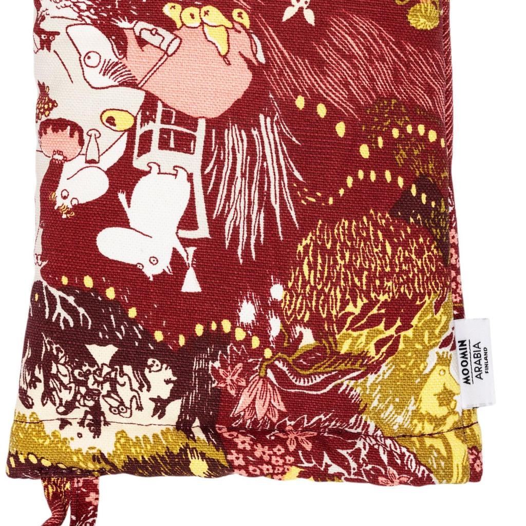 Moomin Arabia Festive Moment Mittens White Home Party W34 X H15cm 1079533 [Official Import] - Red, Purple, Yellow, Gray, - - -