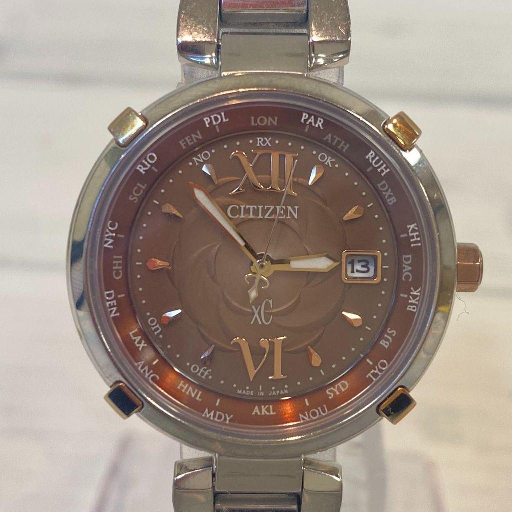 Used Salt CITIZEN XC Cross Sea Happy Flight H240-T020119 Brown [24428SK] G31