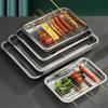 Nueva Bandeja de Horneado de Acero Inoxidable 304 Filtro de Aceite Rejilla de Enfriamiento Extraíble Bandeja para Barbacoa Utensilios para Hornear Uso en Horno
