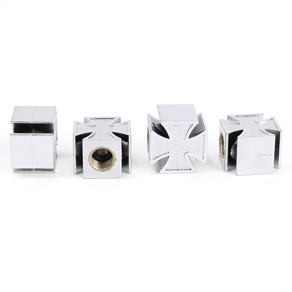 Riding Decoration Cross Style Bike Motorcycle Valve Stem Cap Dust-proof Cover Tyre Accessories Protective Cover Stem Caps1