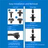 100pcs Push Retainer Pin Auto Fastener Clip Mixed Size Car Bumper Retaining Clips  Car Body